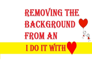 Removing the background from an image