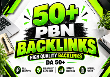 50 Permanent PBN Backlinks DA 70 to 50 Plus Dofollow and Index Domains