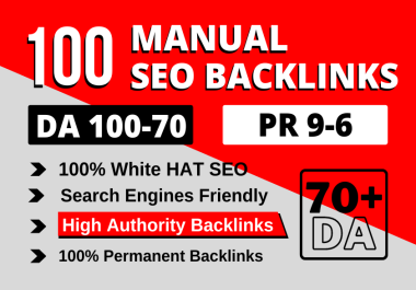 Increase Ranking with 100+ unique Domain High Authority Backlinks PA DA TF CF Upto 90