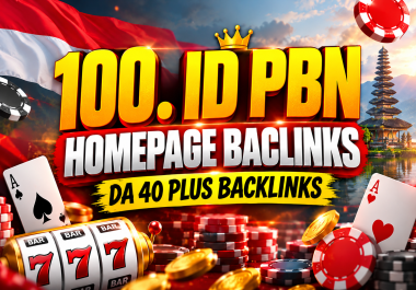 Get 100 Premium Indonesia. ID PBN Homepage Backlinks to Boost Your Website Rankings