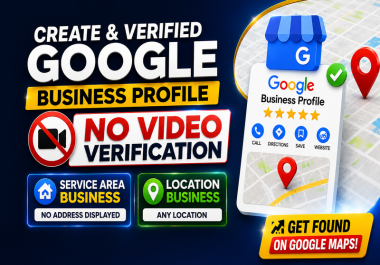 I will setup and verify google business profile without video verification
