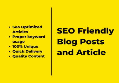 I will write a 1000+ words article,  Unique,  SEO friendly