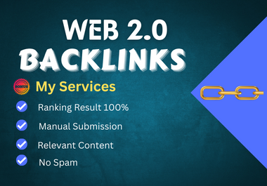 I will create 70 super HQ web 2 0 SEO backlinks