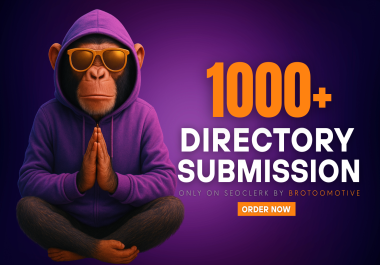 I Will Create 1000 Directory Submission Backlinks For SEO Ranking