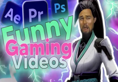 I will edit funny gaming videos