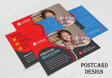 I will Design an Eye Catching Postcard