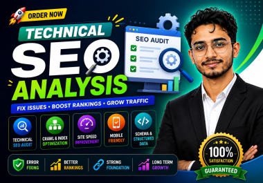 Technical SEO analysis and fix website SEO issues