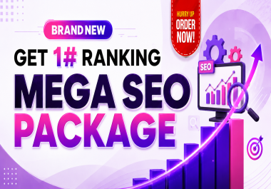 BRAND NEW MEGA SEO PACKAGE MANUAL WORK FOR BETTER RANKINGS