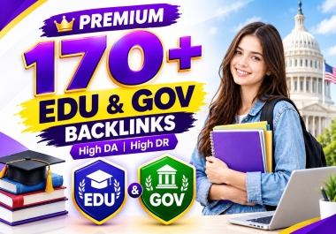 Strengthen Your Domain Profile with 170 EDU/GOV + 330 Tier 2 Backlinks