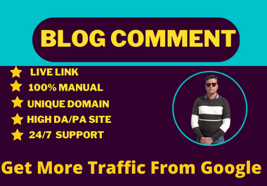 I will do 30 best dofollow blog comments backlinks