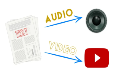 I will convert text to speech real human voice