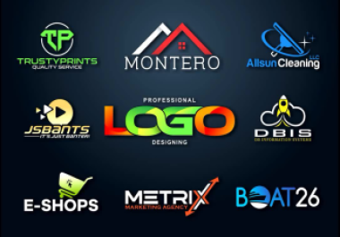 I will design Modern Creative minimalist business logo design