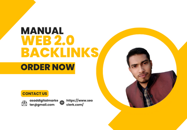 I will Do 20 Manual Do follow Web 2.0 SEO Contextual Backlinks
