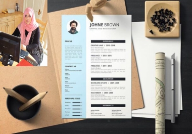 I Will create Professional Resume Design,  CV and Covering Letter for Jobseeker