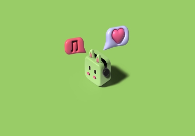 I will Create a 3d Cartoon Illustration and Infographics For you.