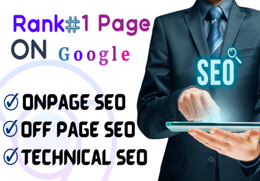 I will do technical optimization on off page website SEO