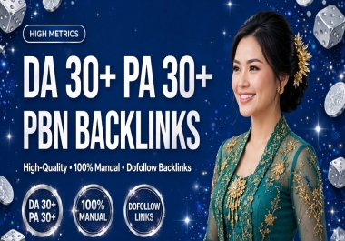 Get Premium. id PBN's with DA 30+ and PA 30+
