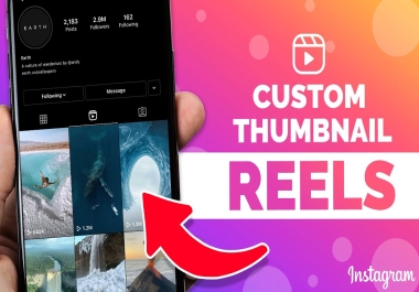 I will make 2 instagram reels thumbnail