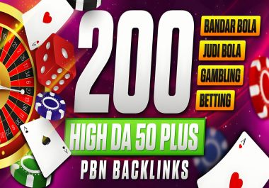 Rank With 200 Powerful & Permanent DA60 TO DA50 PBN SEO Homepage Backlinks