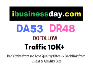 Write And Publish GuestPost on ibusinessday. com Website DR 48