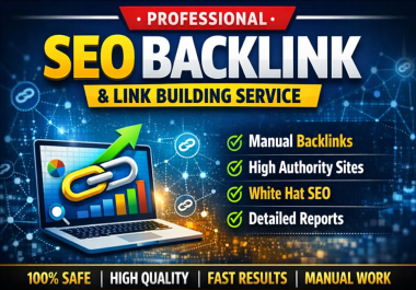 I will build manual 70 SEO backlinks for better search ranking