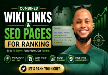 You will get wiki & authority profiles for SEO credibility & entity recognition