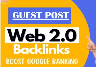 Backlinks 20 and DA 50+ to Boost Your Ranking to Google First Page