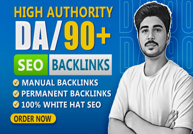MANUALLY Build 99 PR9-DA100 SEO Backlinks- High Authority & Safe