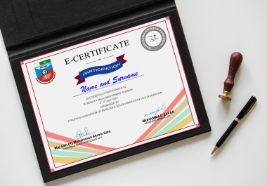 I will create a professional degree certificate design