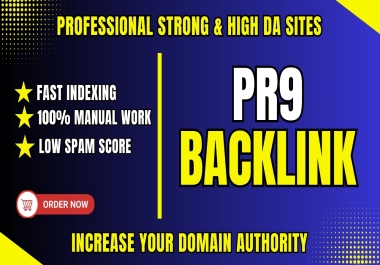 101 High DA90+ Strong PR9 Backlinks Advanced SEO 2025 Safe SEO Power