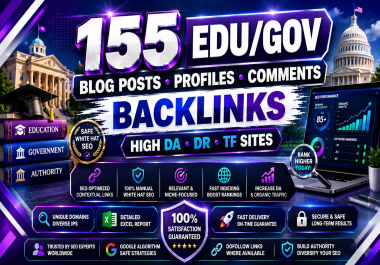 PREMIUM EDU/GOV AUTHORITY LINK BUILDING & TIER-1 BACKLINKS + 2,500 TIER-2 SUPPORT LINKS