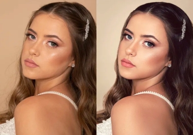 I will do high end portrait retouching,  photo editing