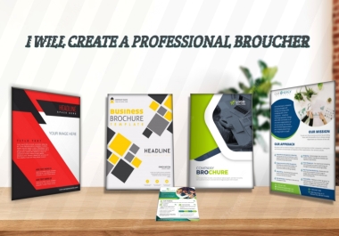 I wil do a Professional broucher Design,  trifold brochure,  catalog design for you