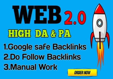 I Will create 101 Web2.0 High Quality 2026 update Dofollow Backlinks DA 90-70 plus