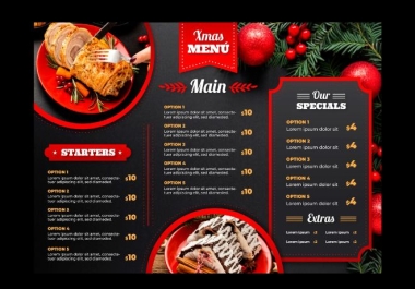 I will Make food Menu,  Restaurant Menu,  Drink Menu Design