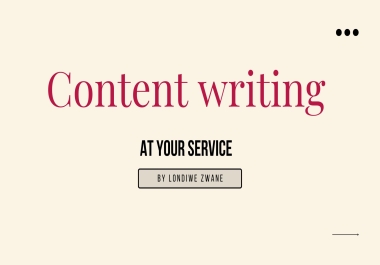 I write content for blogs,  websites,  magazines and many more other platforms