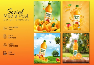 I will do professional social media design,  post,  creative ads, banner creator
