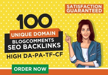 I will increase ranking 100 Dofollow blog comments SEO backlinks on High Authority