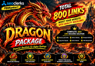 Dragon SEO Booster - Mixed Backlinks & Second-Tier Link Building