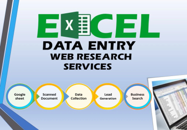 I will do data entry,  typing work,  copy paste and be your virtual assistant