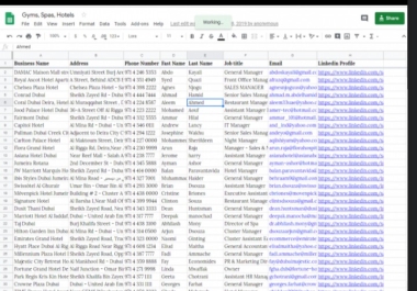 I will generate fresh hot leads to grow your b2b email list building of targeted country