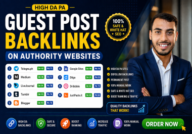 Skyrocket Your Website's SEO Ranking with 25 Premium 90+ DA Dofollow Backlinks Package