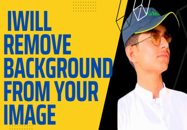 I will remove background from your image and edit some other