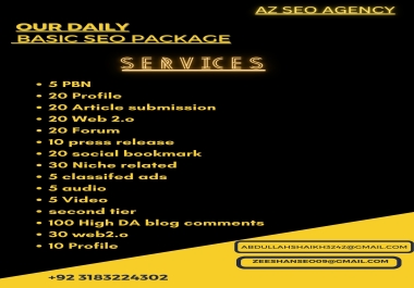 Boost Your Website's Visibility with Our Daily SEO Package - Get Ahead of the Competition