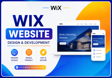Modern & Professional Wix One Page Website Design & Development