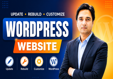 I Can Customize,  Redesign Wordpress Website,  Fully Responsive Website design