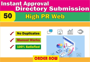 I will do 50 directory submission and business listing links