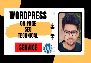 I will provide complete website on page SEO and technical SEO service for wordpress