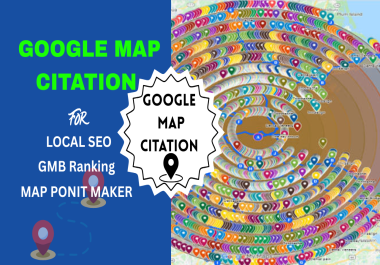 Manual google map citations 2000 for Local Business Ranking