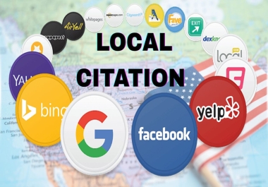 100 Local citation and directory submission for business listing